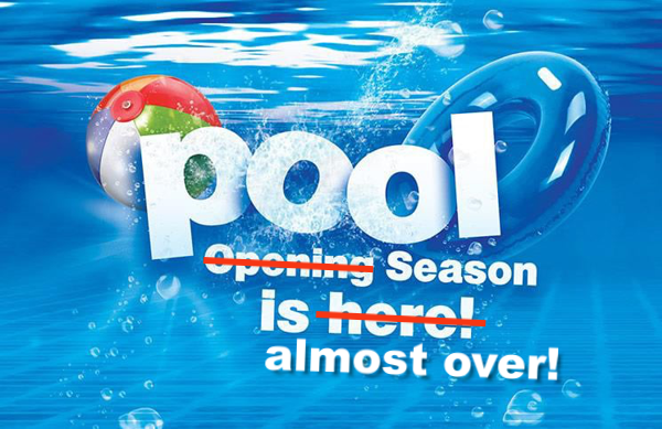 Pool Season almost over